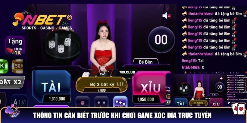 Thông tin cần biết trước khi chơi game xóc đĩa trực tuyến